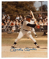 Mickey Mantle Single-Signed Photograph