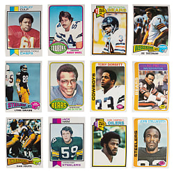 1973-1979 Topps Football Collection (2,225+) with Hall of Famers & Partial Sets Including Walter Payton Rookie - Loaded!