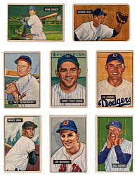 1951 Bowman Near Complete Set (274/324) with Several Hall of Famers