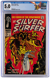 1968 Marvel The Silver Surfer #3 First Appearance of Mephisto - CGC 5.0
