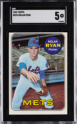 1969 Topps #533 Nolan Ryan SGC EX 5