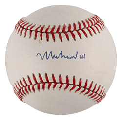 Clean Muhammad Ali Single-Signed OAL/Brown Baseball - Full JSA