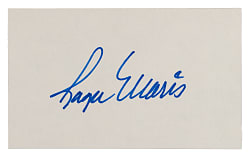 Roger Maris Boldly Signed Index Card - Full JSA LOA