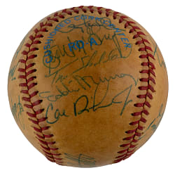 1983 World Champions Baltimore Orioles Team-Signed OAL/MacPhail with (21) Signatures Including Eddie Murray, Jim Palmer & Cal Ripken Jr.