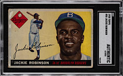1955 Topps #50 Jackie Robinson SGC Authentic-Altered
