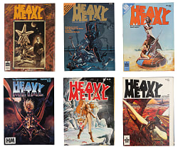 1970s-1980s Bronze Age Heavy Metal & Fantasy Magazine Collection (149)