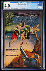 1934-1944 Street & Smith The Shadow Pulp / Comic Magazine CGC Graded Trio