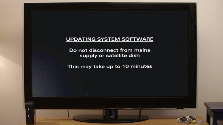 Sky hd box keeps updating system software