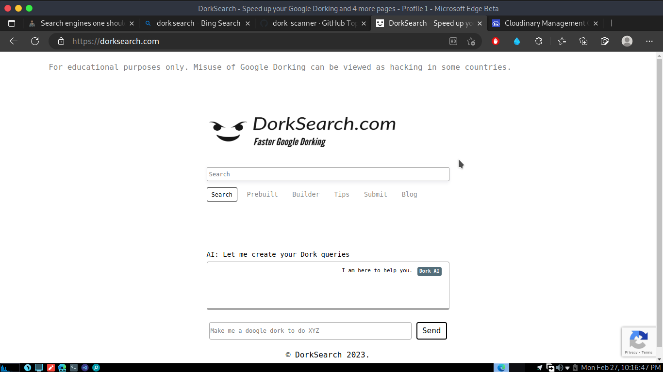 Dorksearch