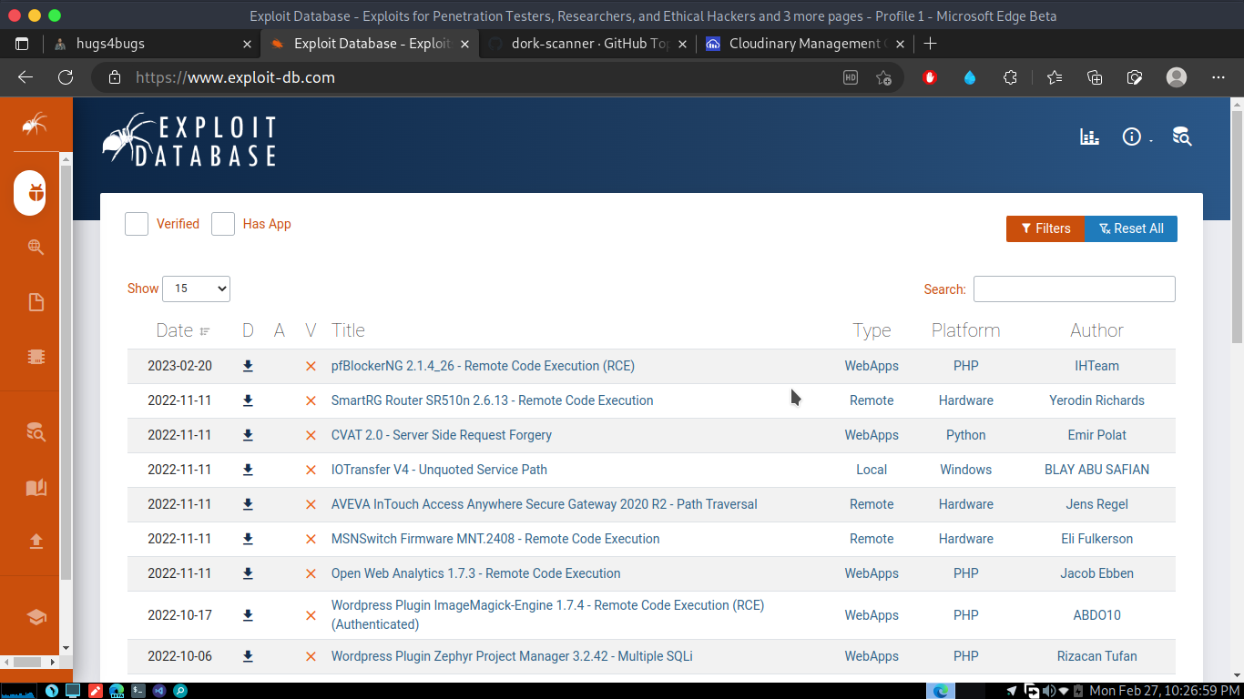 Exploit DB 