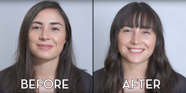 Bangs Makeover - WELLNEST