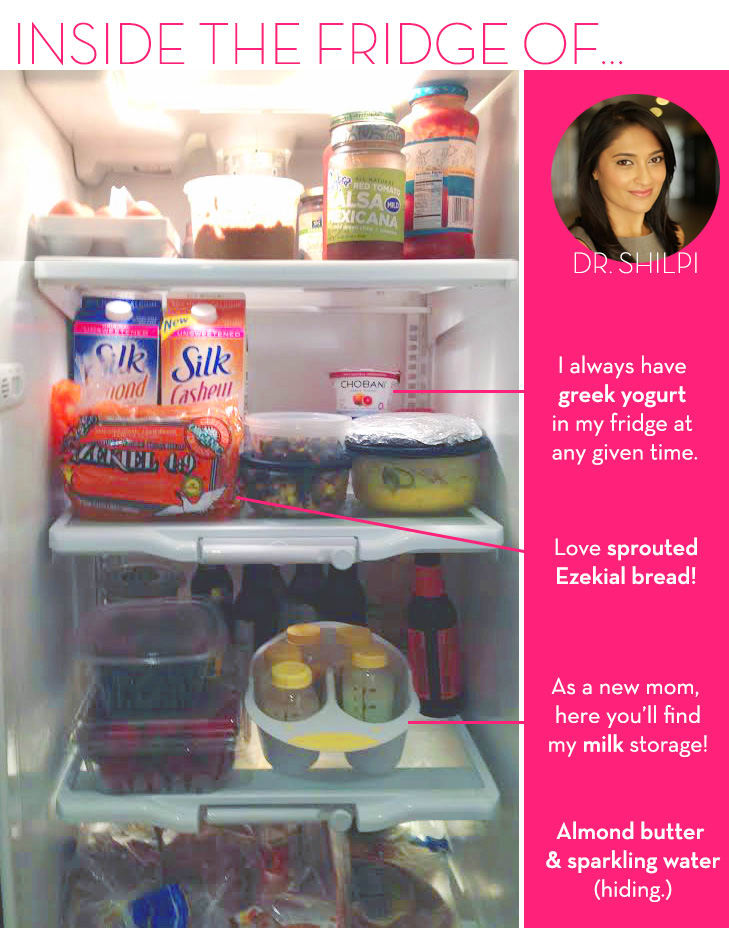 Inside the Fridge of Dr. Shilpi - Holistic Medical Expert - The Wellnest by HUM Nutrition