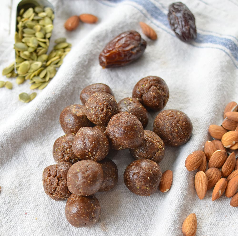 Energizing Foods Energy Ball Recipe - The Wellnest by HUM Nutrition