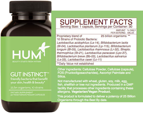 gut probiotics hum natural nutrition instinct skin health impacts ways