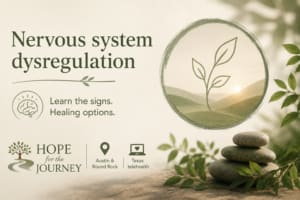 Nervous system dysregulation keeps your body on high alert. Learn the signs and healing options. Austin & Round Rock EMDR therapy + Texas telehealth.