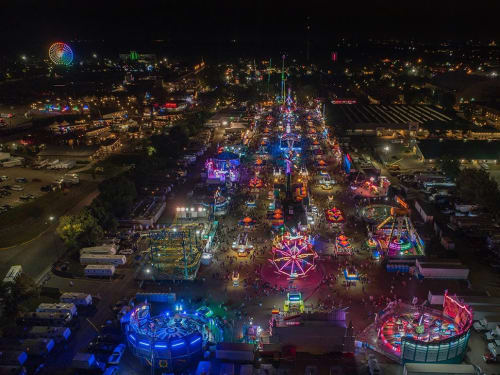 Minnesota State Fair at night