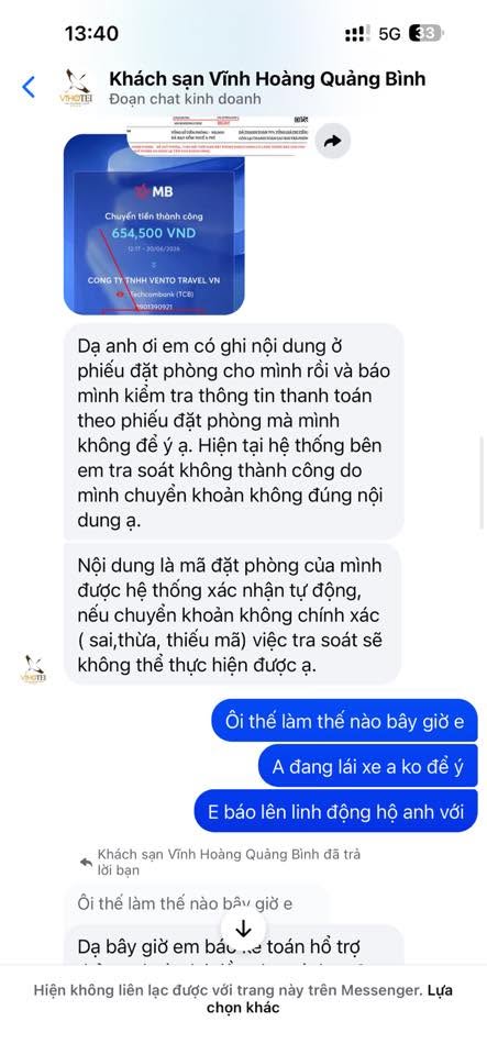 Khách sạn Vĩnh Hoàng Quảng Bình - 14