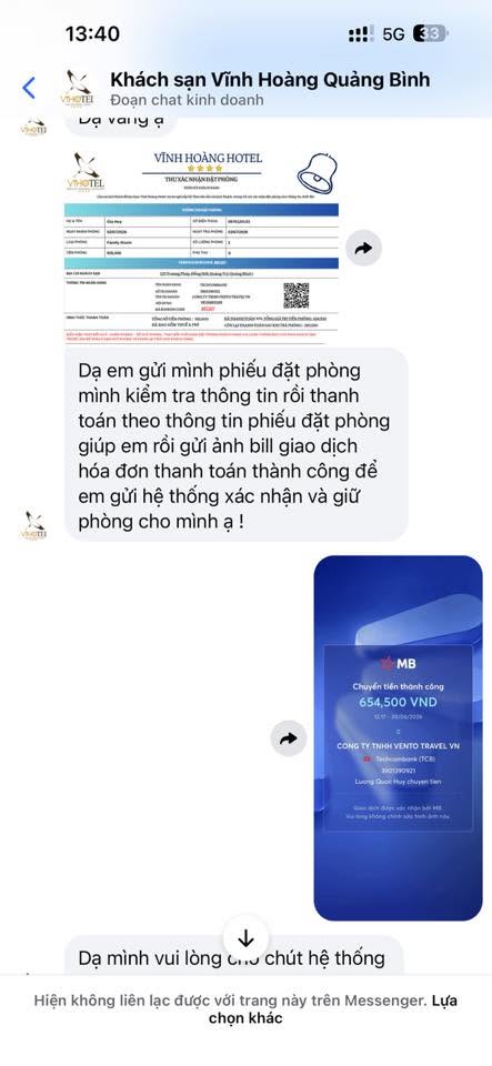 Khách sạn Vĩnh Hoàng Quảng Bình - 6