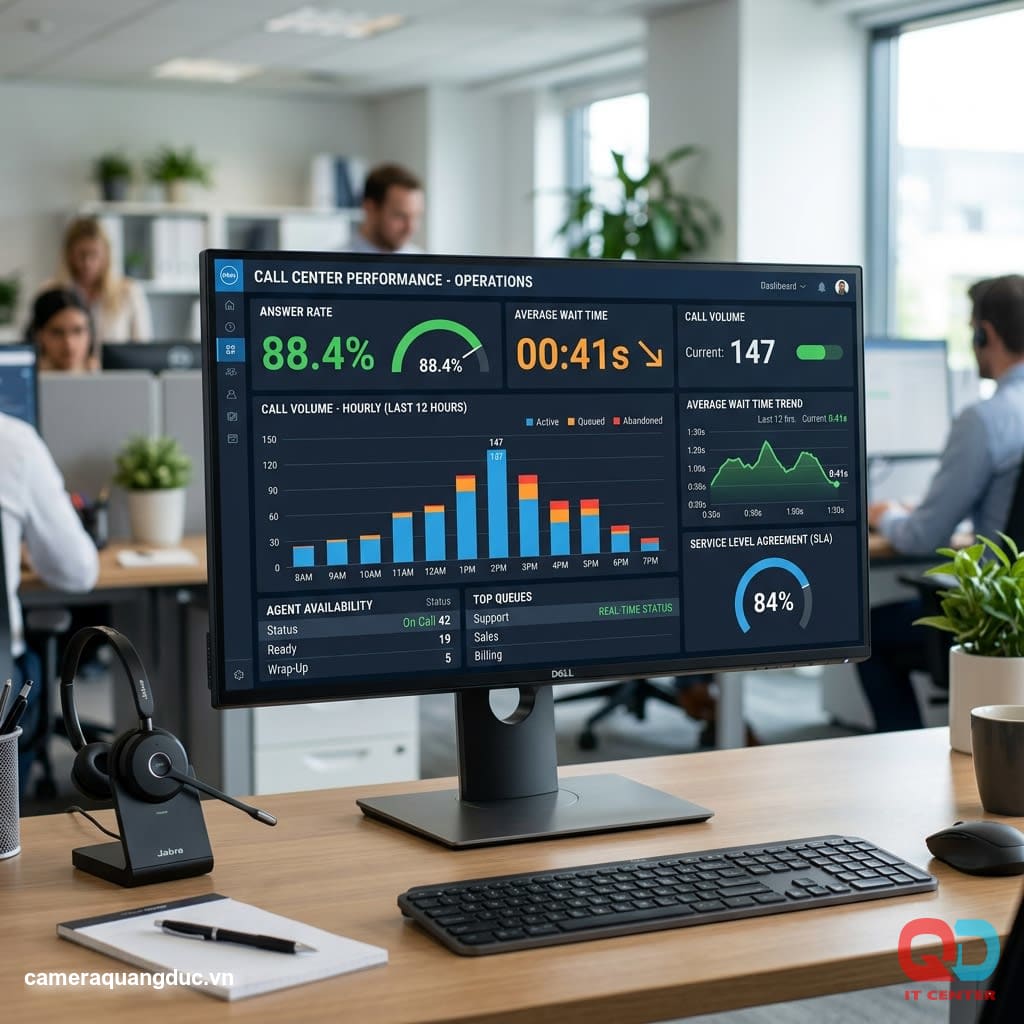 call center performance dashboard