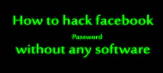 How to hack facebook password without any software? image
