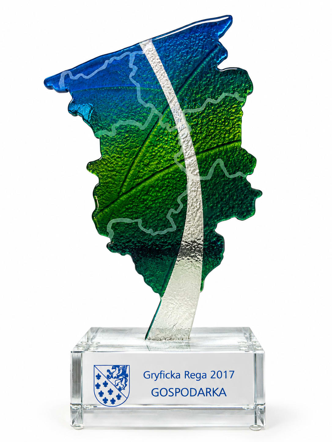 Szklana statuetka Gryficka Rega 2017