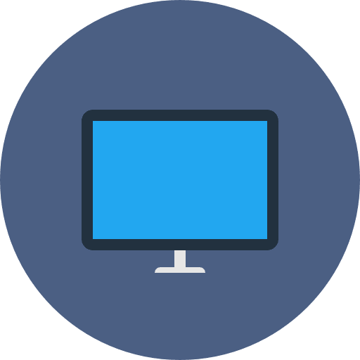 Image is an illustration of a person sitting at a desk in front of a computer monitor.