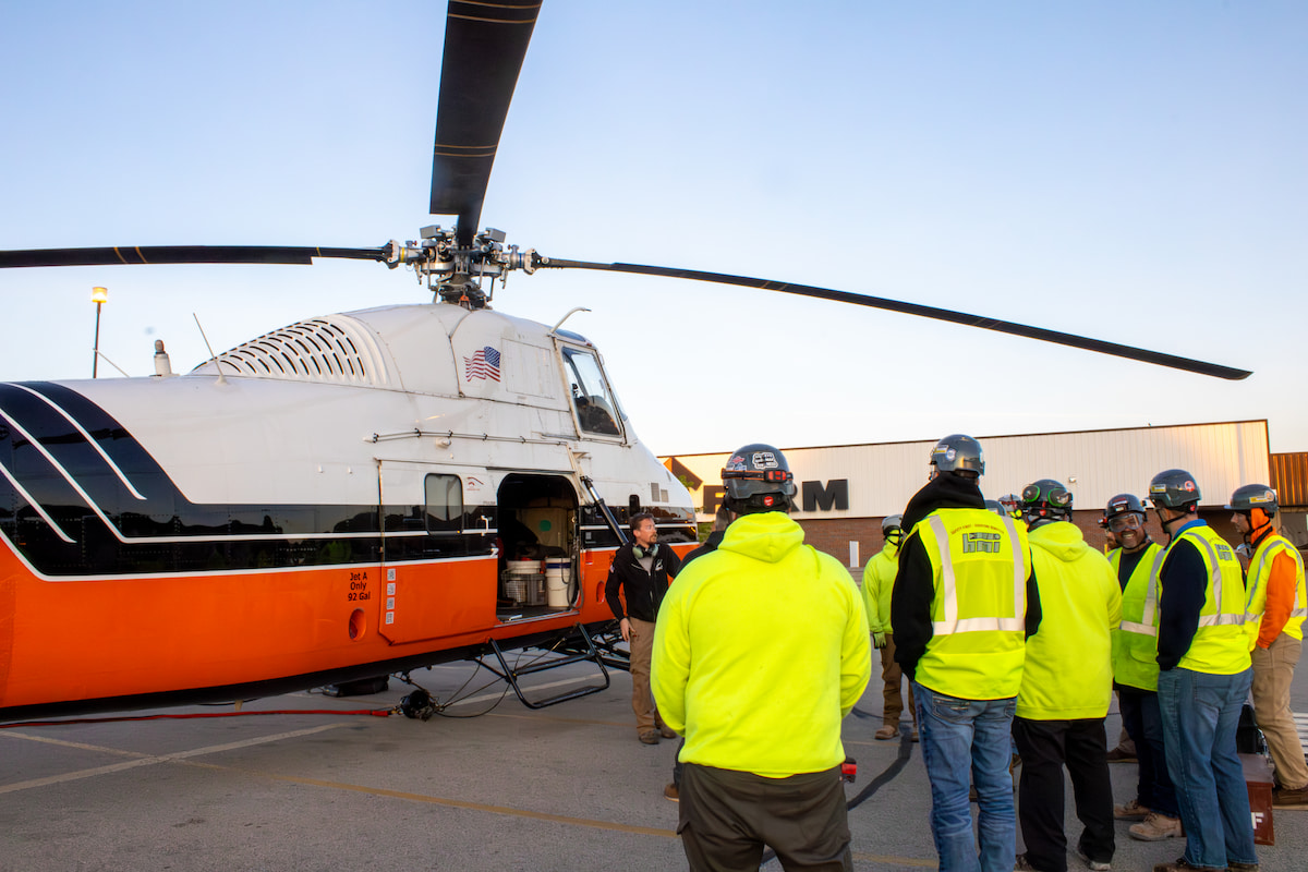 Hurckman crew following safety protocols on a construction site