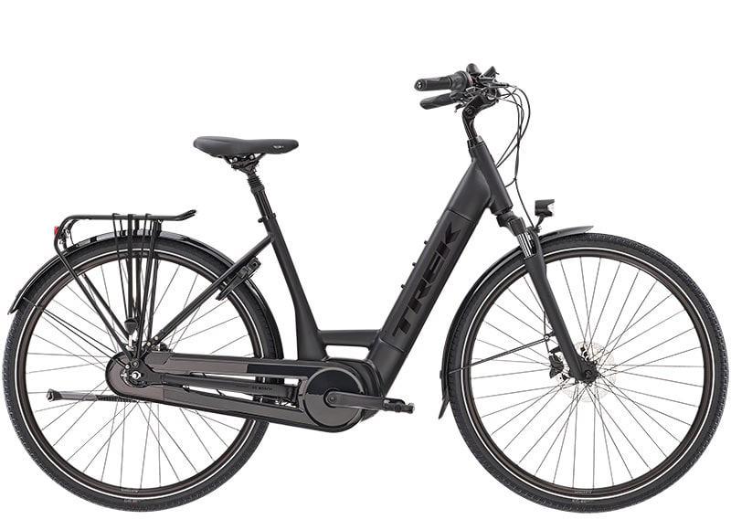 Trek District+ 6 500W Matte Trek Black Lowstep 2022