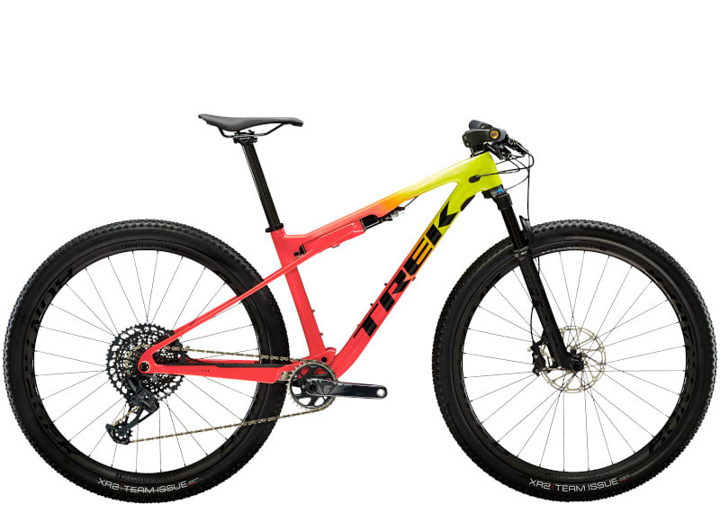 Trek Supercaliber 9.8 GX Radioactive Yellow to Coral Fade