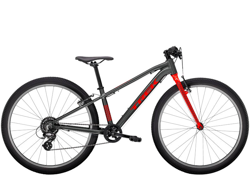 Trek Wahoo 26 Lithium Grey/Radioactive Red