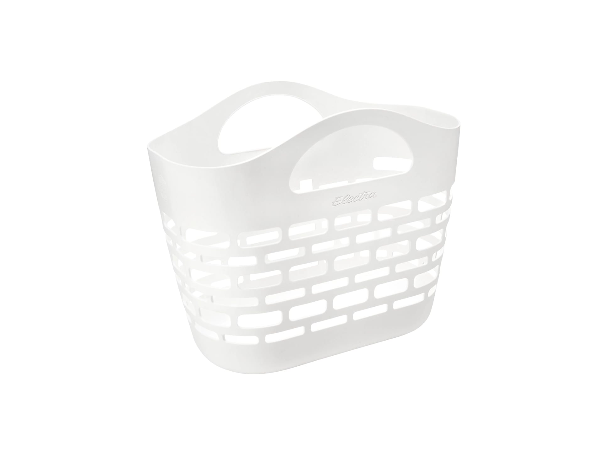 Electra Plasket fietsmand Kleur: White