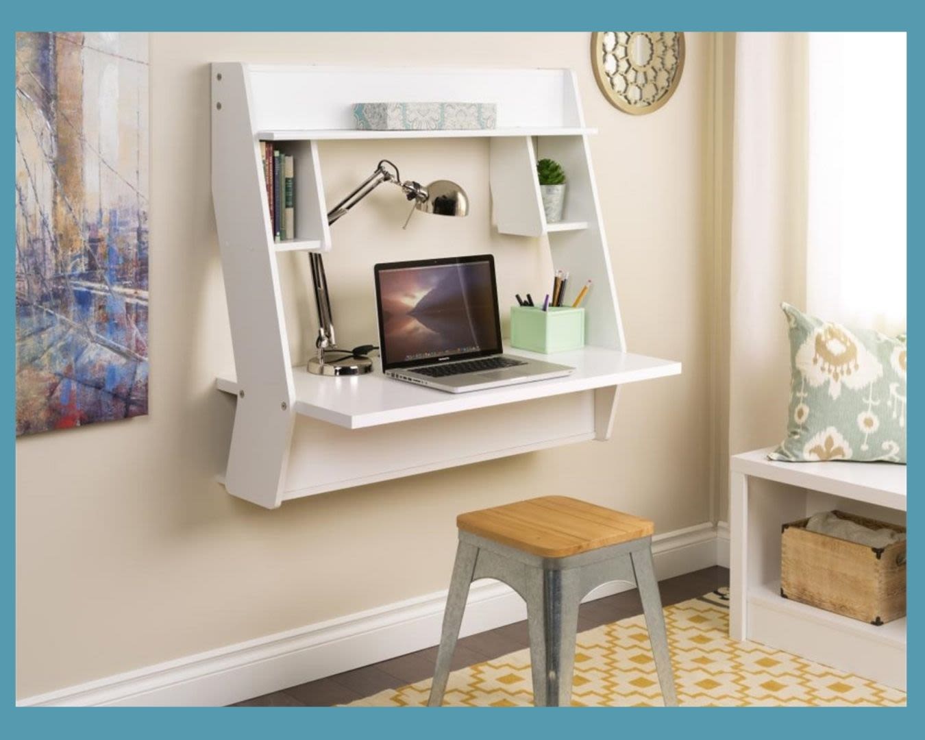 Hinge Off Wall Diy Desk