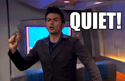 Angry remote worker saying Quiet | Hustle Pads
