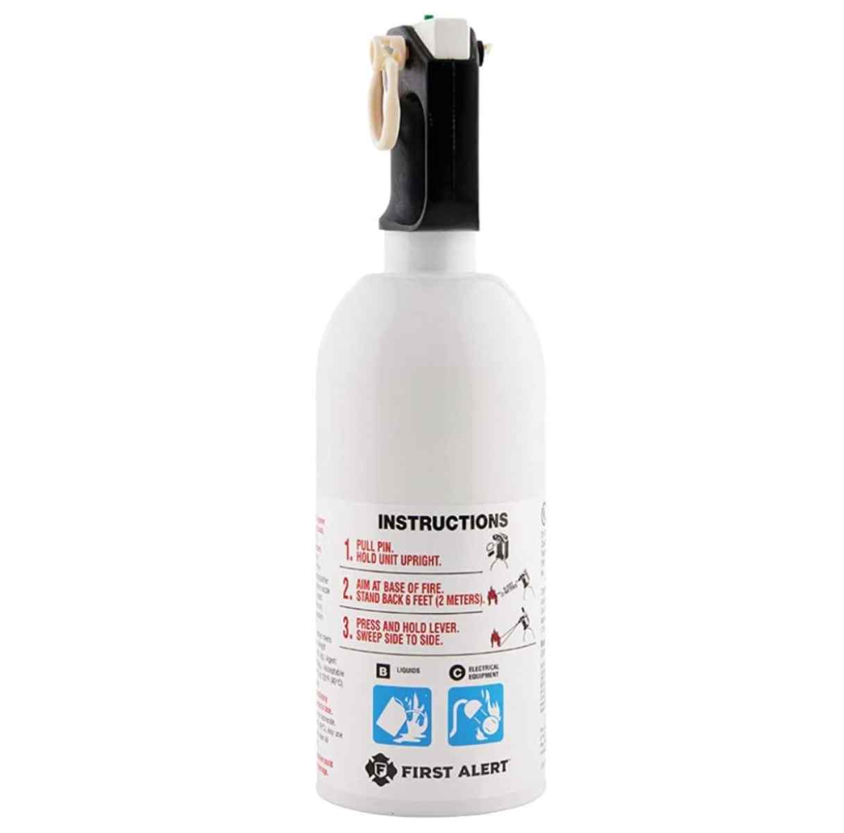 Airbnb Kitchen fire extinguisher