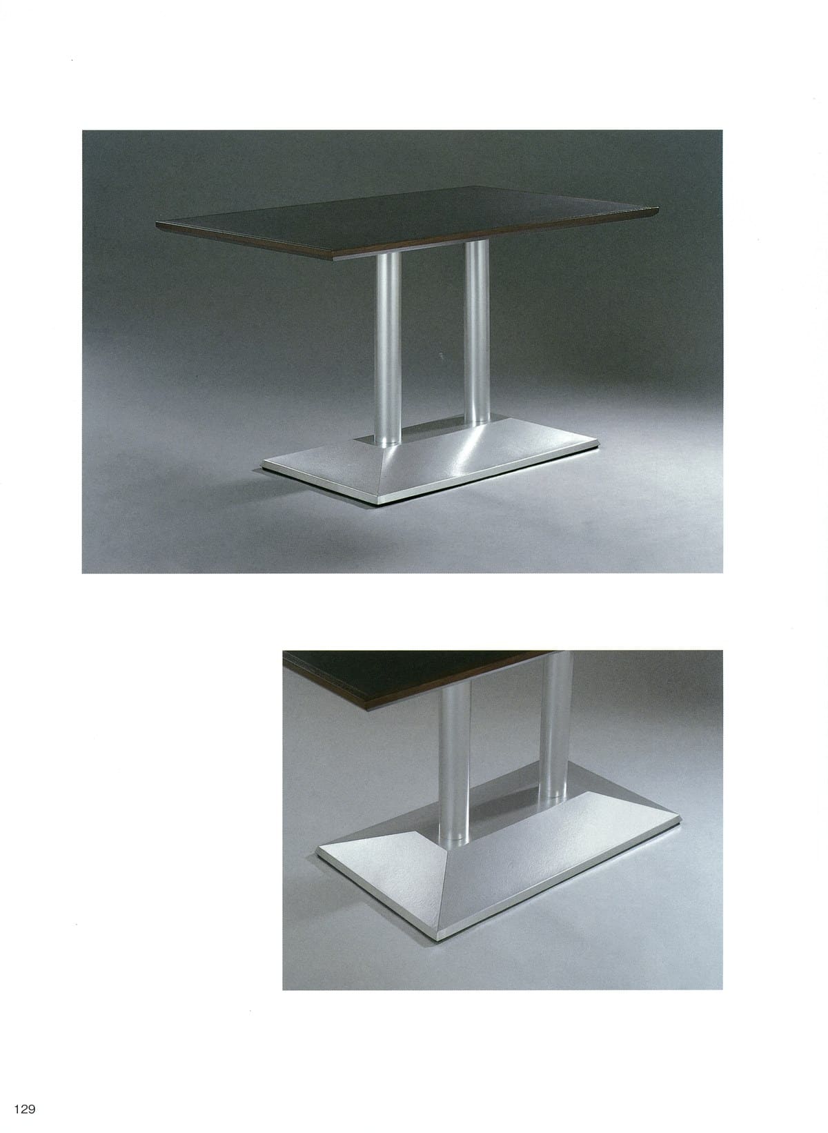 ハヤシ Hayashi カタログ P129 P130 丸形 角形 アルミベーステーブル脚 Hust