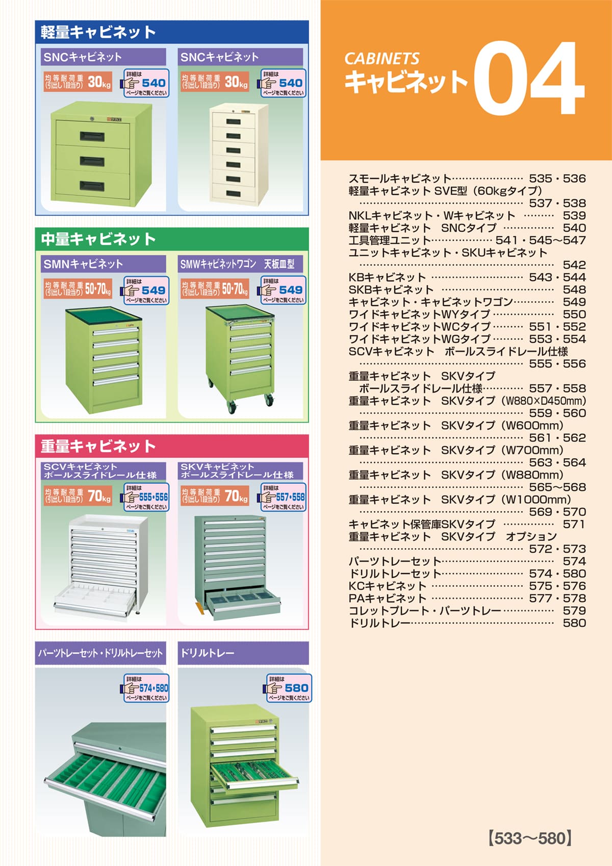 サカエ SAKAE カタログ P533 P534 キャビネット | hust