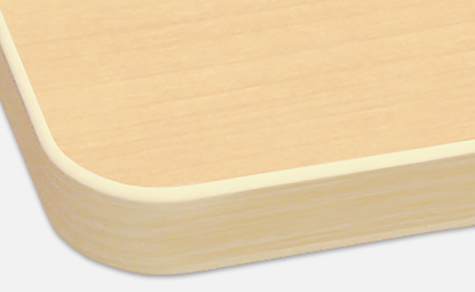 強い衝撃に耐える厚口ソフトエッジ