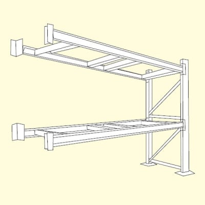 反物 浴衣 【直送品】 サカエ ボルトレスラック中軽量型(150kg/段・4段