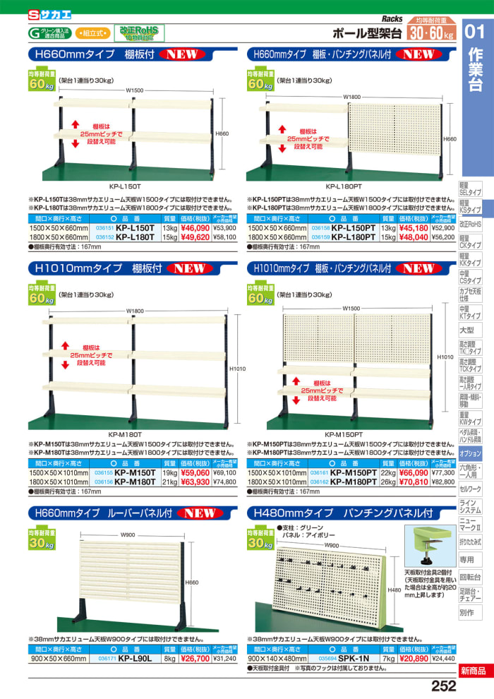 ニューマーク２高さ調整Ｌタイプ　ＴＭＡ−０９ＬＮ - 2