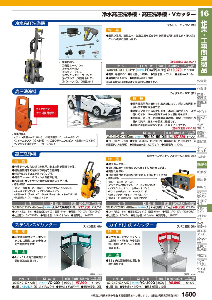 祝開店！大放出セール開催中 高圧洗浄機 AJP-2050 50Hz