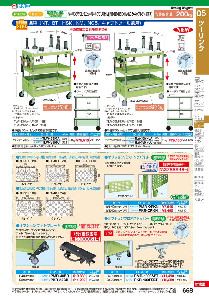 (直送品)サカエ SAKAE ツーリングワゴン TLR-36EJKTBR - 3