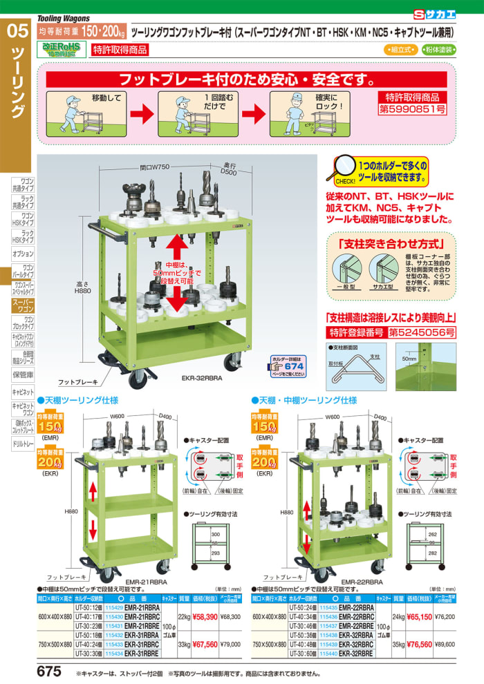 ファッション通販 サカエ スーパーワゴン EMR-150JI