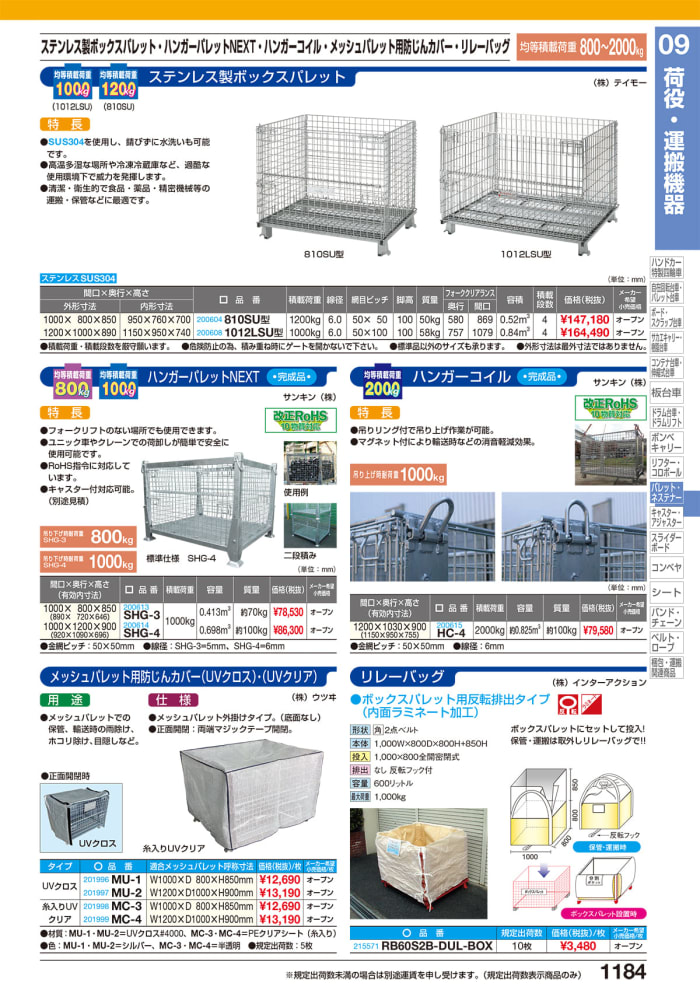 メッシュパレット用防じんカバー Mc 4 サカエ Hustnet