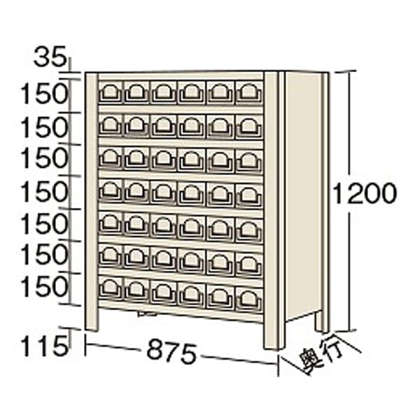 豪華ラッピング無料 サカエ SAKAE 物品棚KW型 KW1122-66