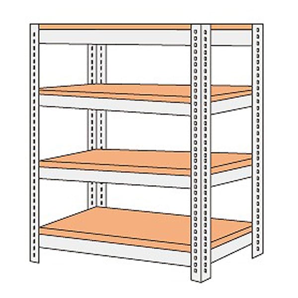1周年記念イベントが サカエ SAKAE ボード棚 ボルト止めタイプ ２００ｋｇ 段 ４段タイプ NBRW-1724