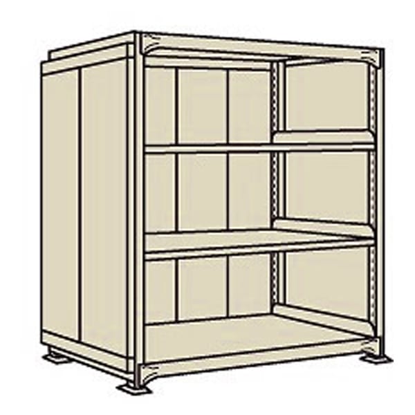 工場直送 サカエ 中量棚B型 500kg 段 単体 高さ2400mm 6段タイプ B-3526