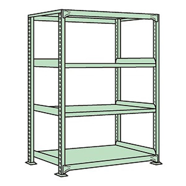 公式ショップ】 サカエ SAKAE 中量棚Ｂ型 ５００ｋｇ 段 単体 Ｈ２１００ｍｍ ５段仕様 B-2525