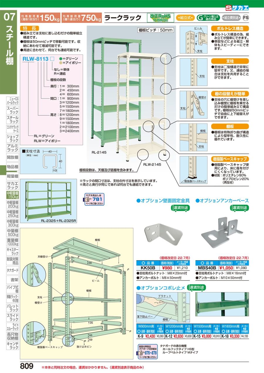 運賃見積り 直送品 サカエ SAKAE ラークラック RL-2145-