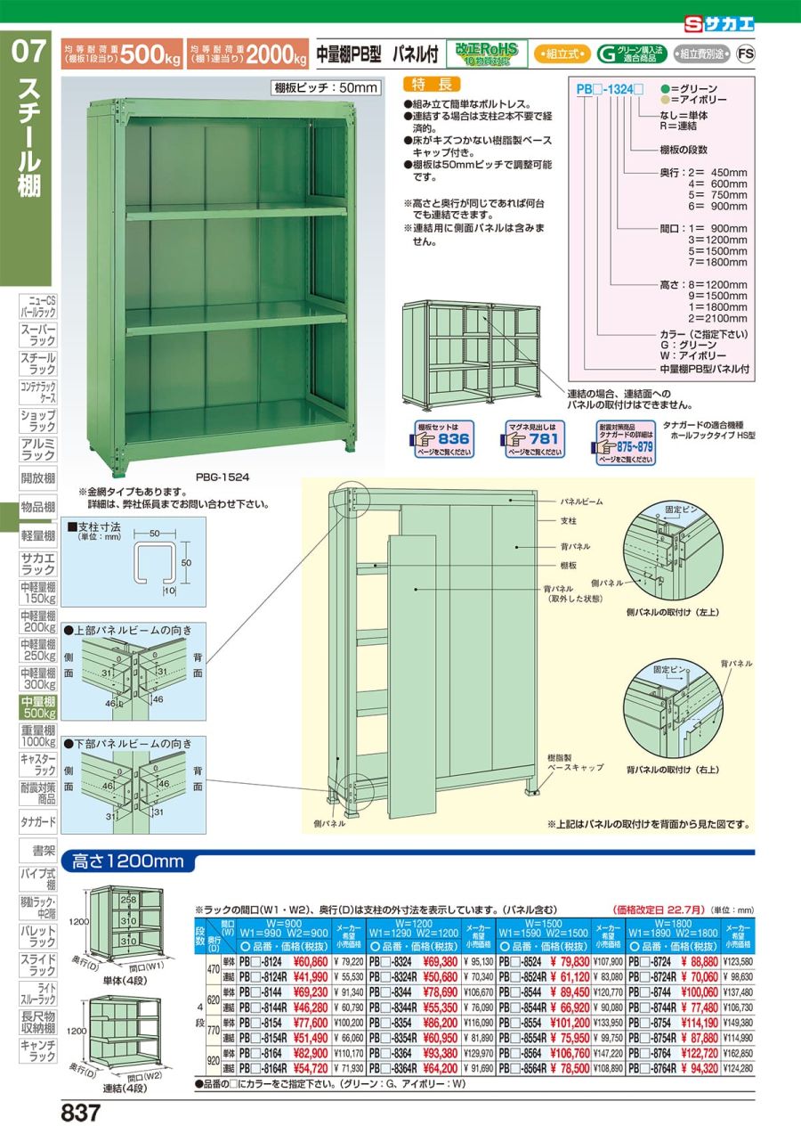 サカエ 樹脂ハンドカー（取手折りタタミ式・標準キャスター） SHN-10C