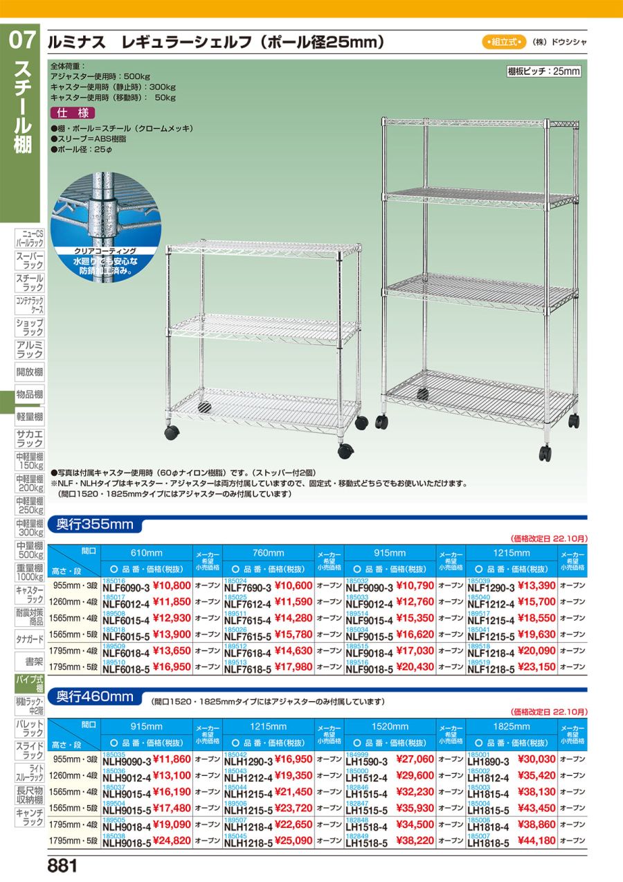 90%OFF!】 サカエ 軽中量棚 NDW-2145